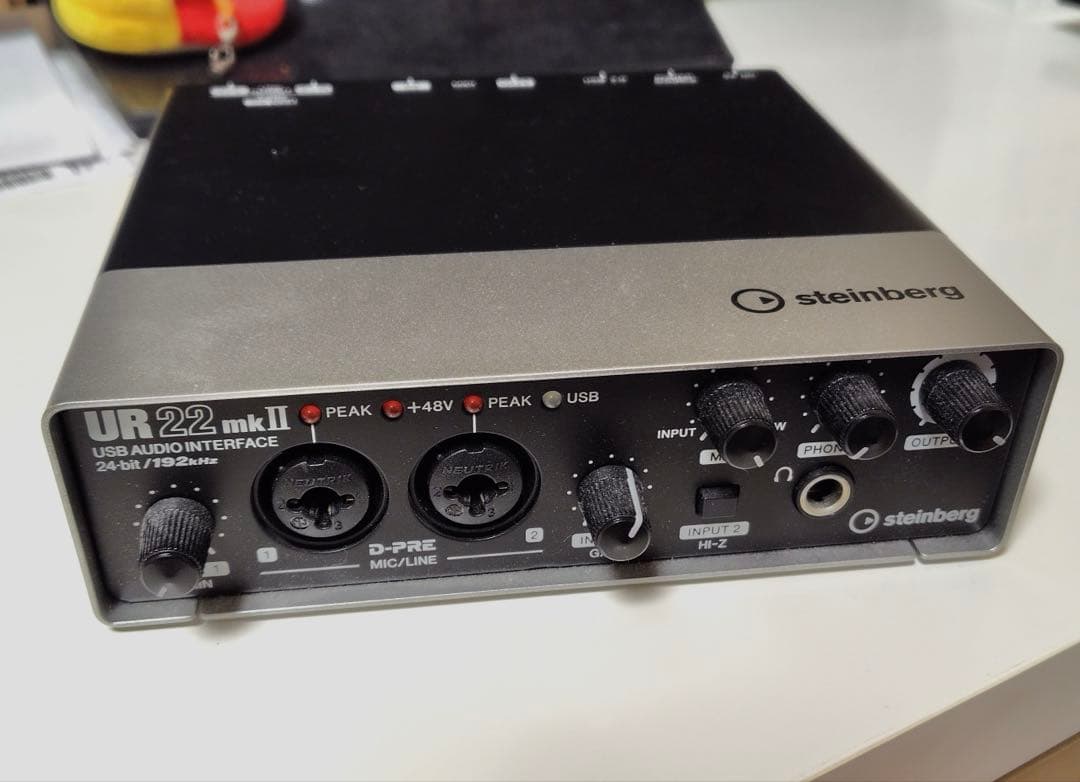 UR22mkII オーディオインターフェイス