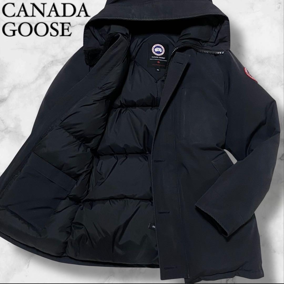 カナダグース ダウンジャケット ブラック Mサイズ メンズ