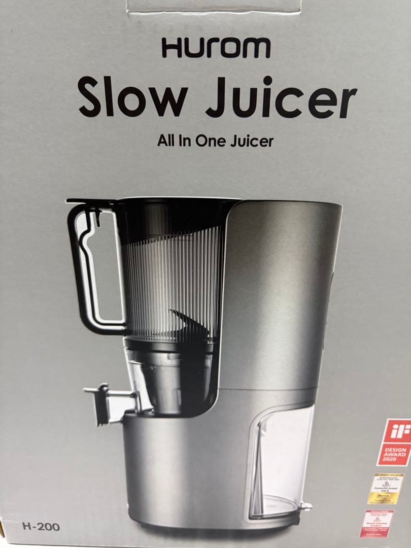美品　スロージューサーHUROM H-200-DBAA03 GRAY