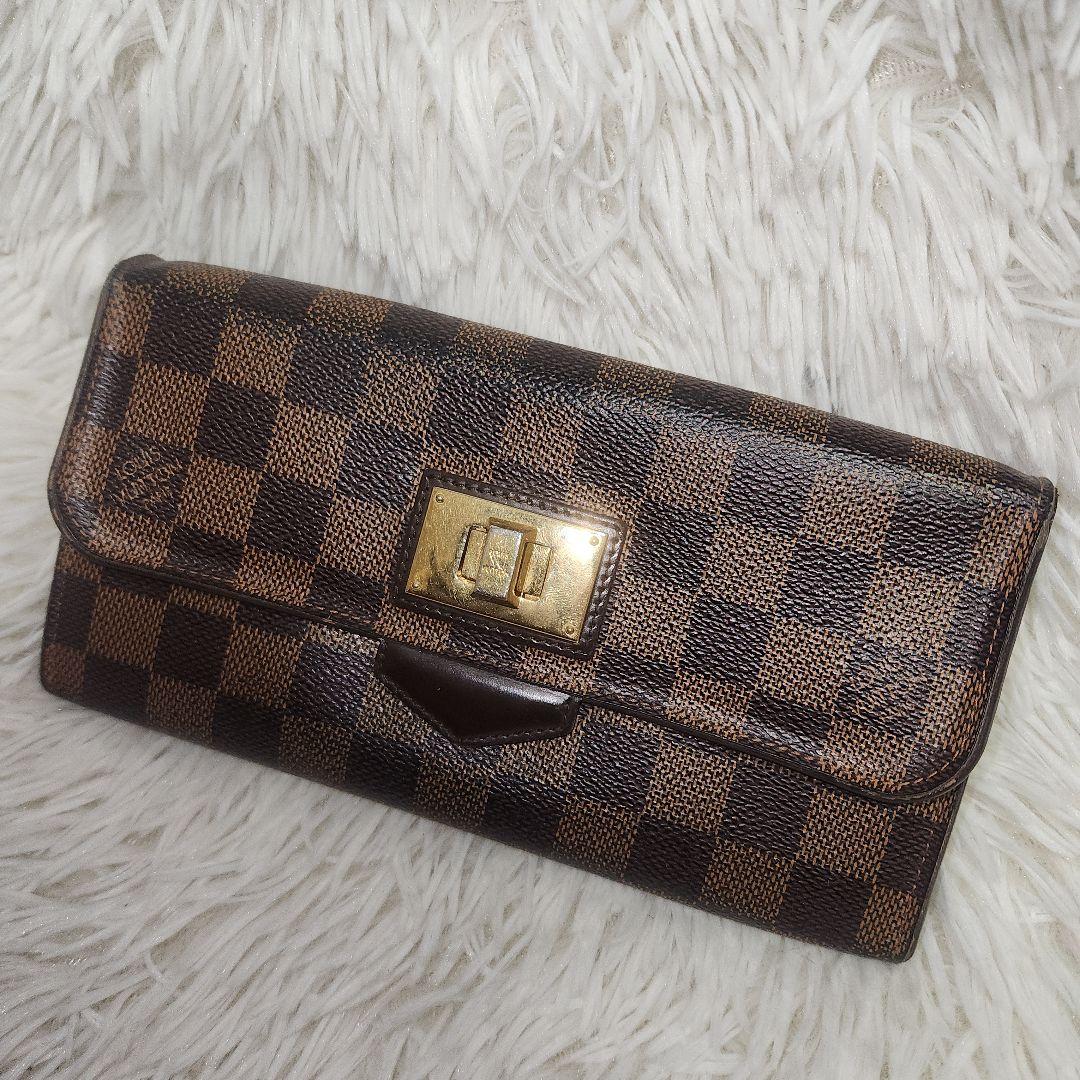 ルイヴィトン　ダミエ ポルトフォイユ ローズベリー　長財布