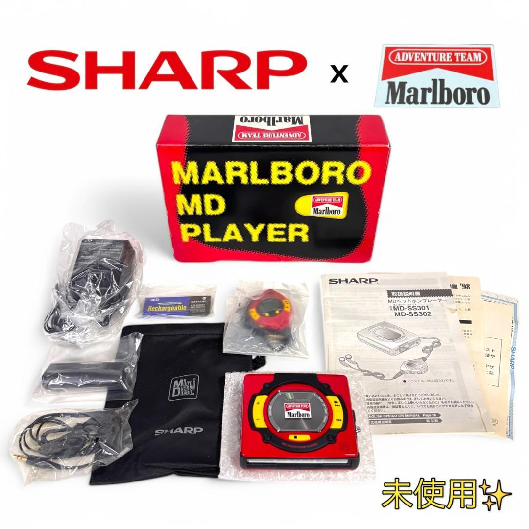 未使用 SHARP × Marlboro コラボモデル MD MD-SS302M