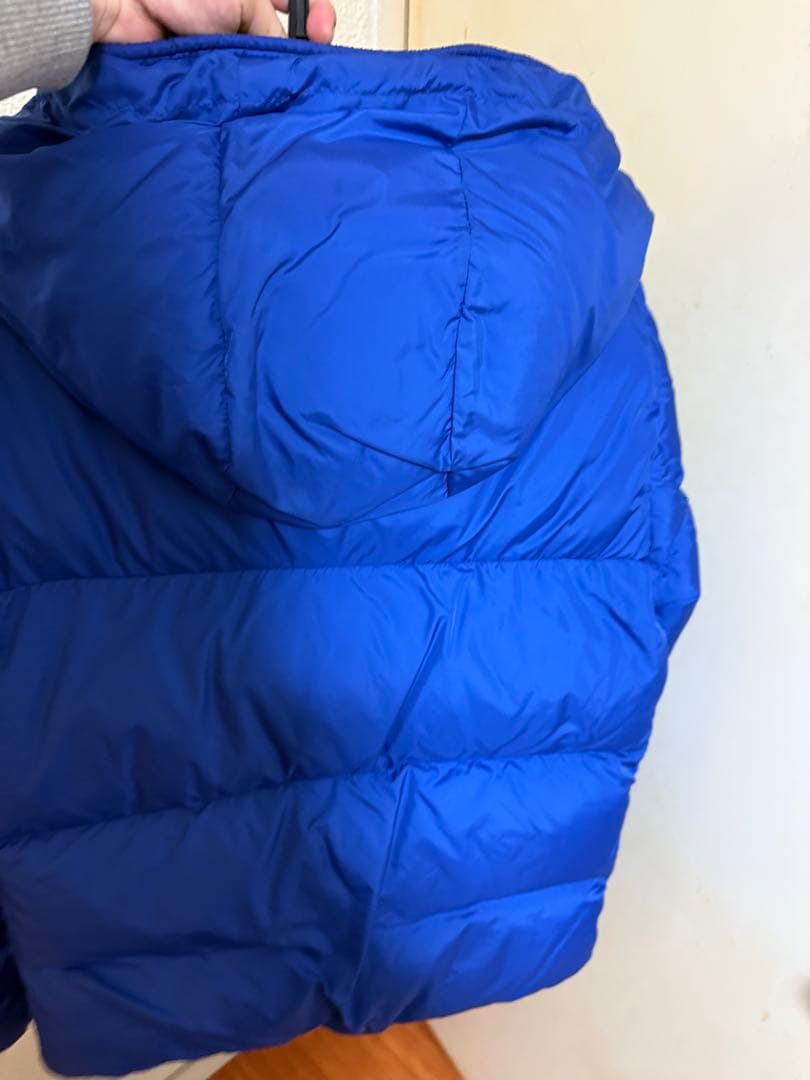 Moncler フード付きダウンジャケット 青　montcla サイズ1