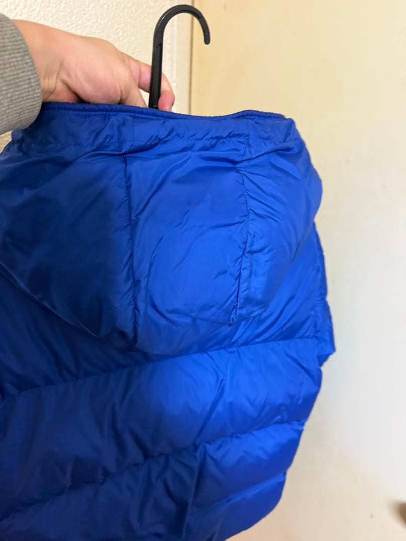 Moncler フード付きダウンジャケット 青　montcla サイズ1