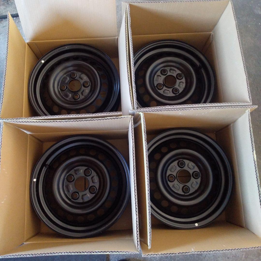ダイハツ 純正鉄ホイール スチールホイール 4個セット 新車外し 14インチ