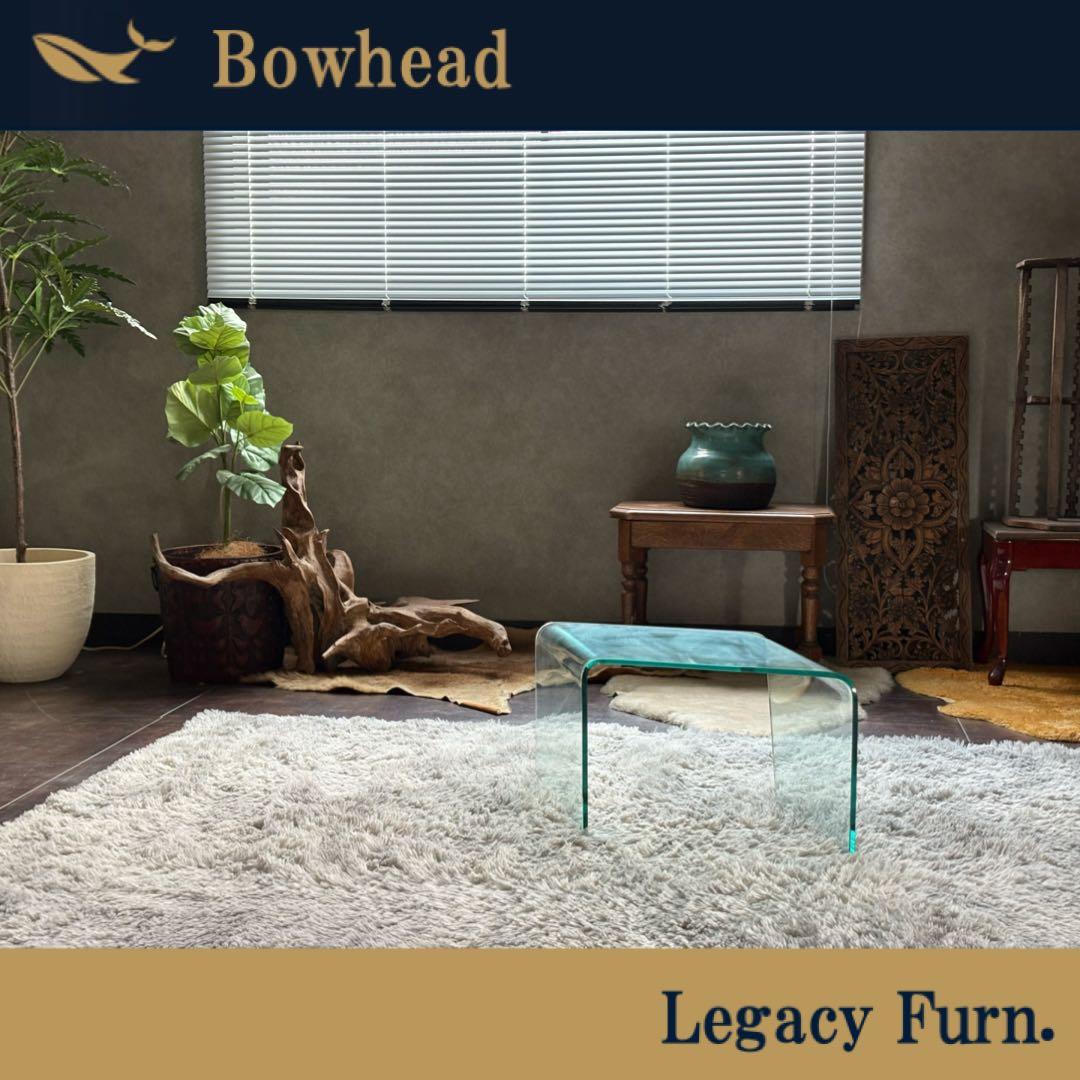 ②ガラステーブル　サイドテーブル　ローテーブル　斜めテーブル　高級家具　IZG