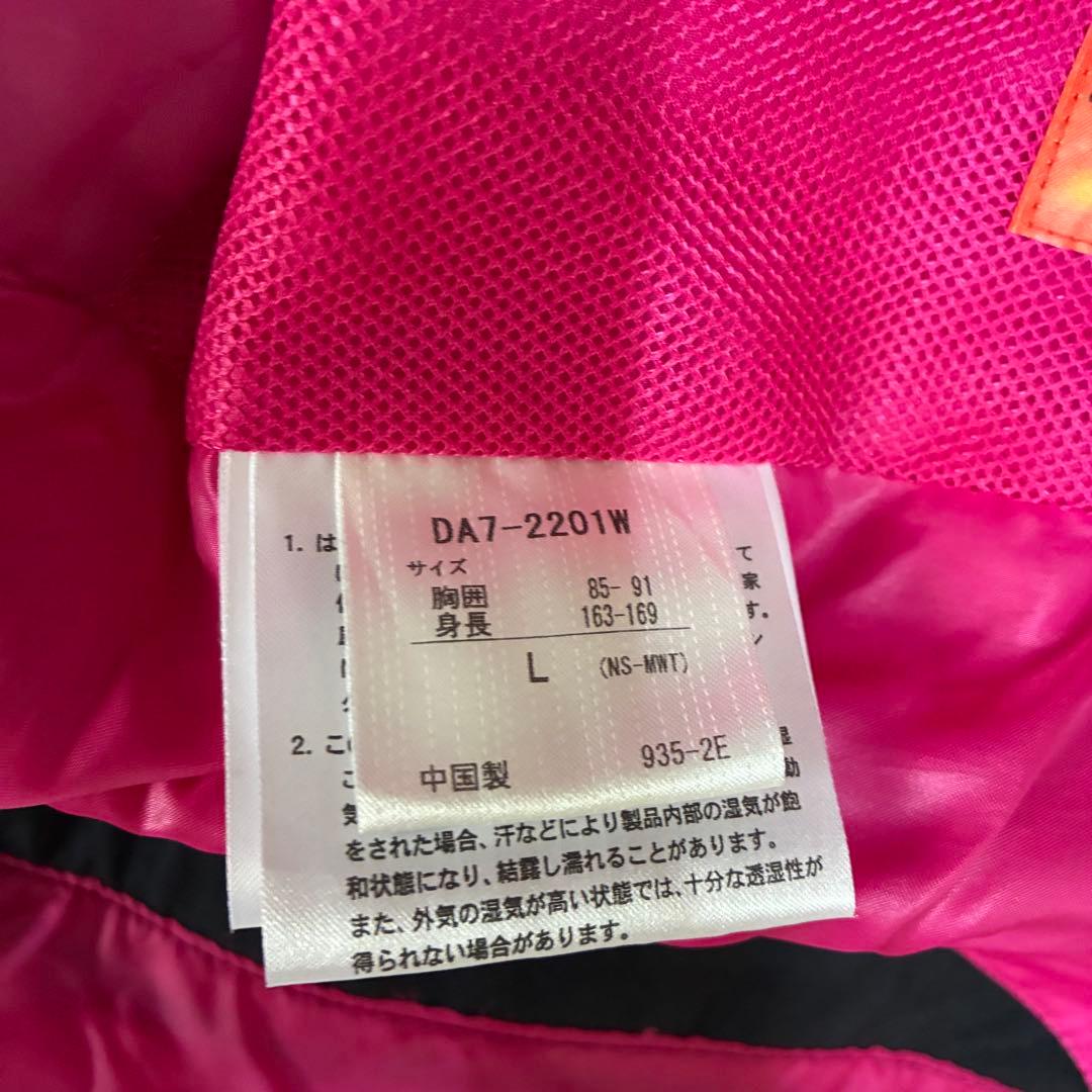 DESCENTE スキーウェア　Lサイズ　ピンク/ブラック　上下セット