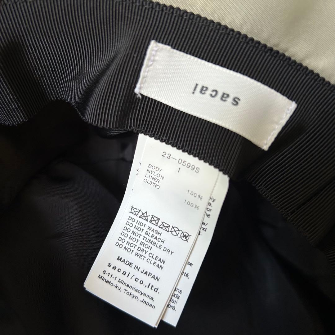 sacai（サカイ）バケットハット ダブルブリム サイズ1 ユニセックス