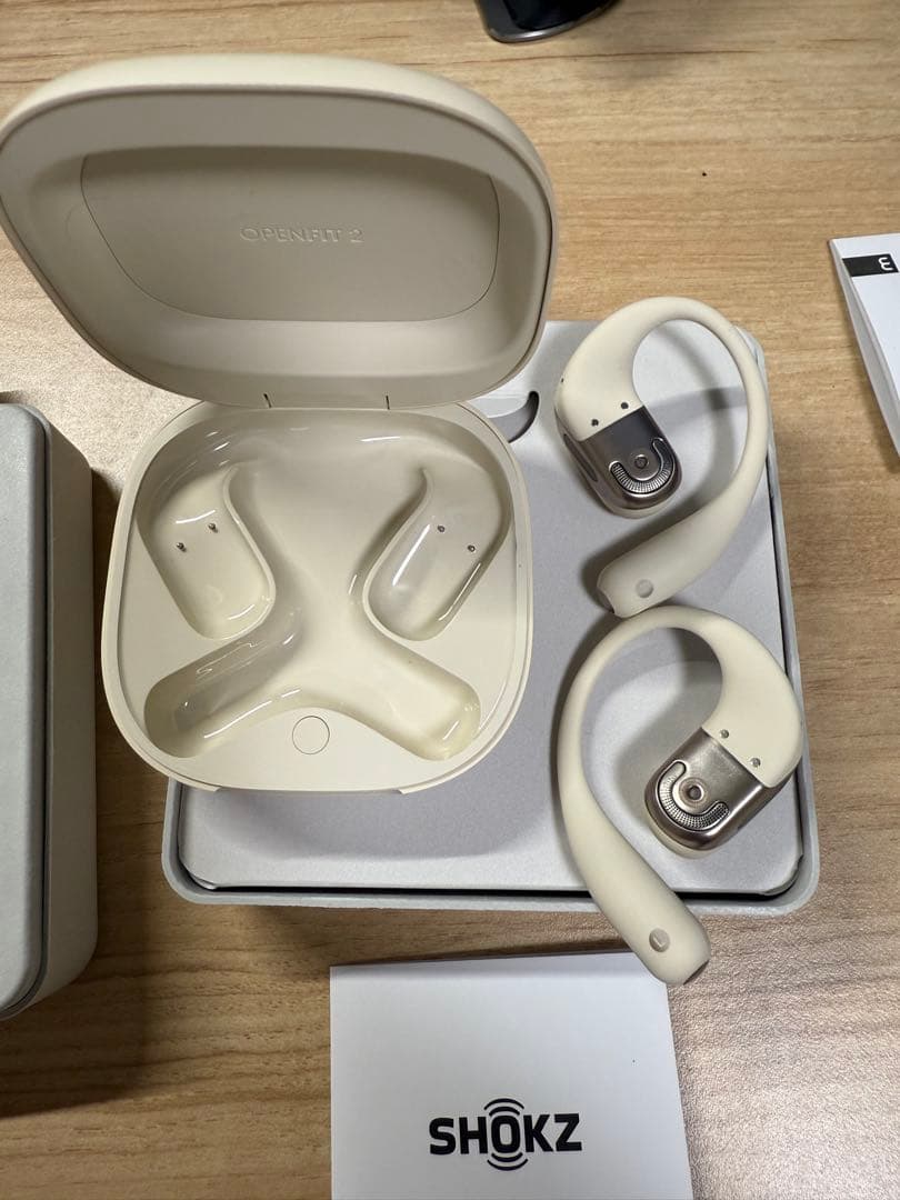 SHOKZ Openfit2 ショックス オープンフィットツー ベージュ