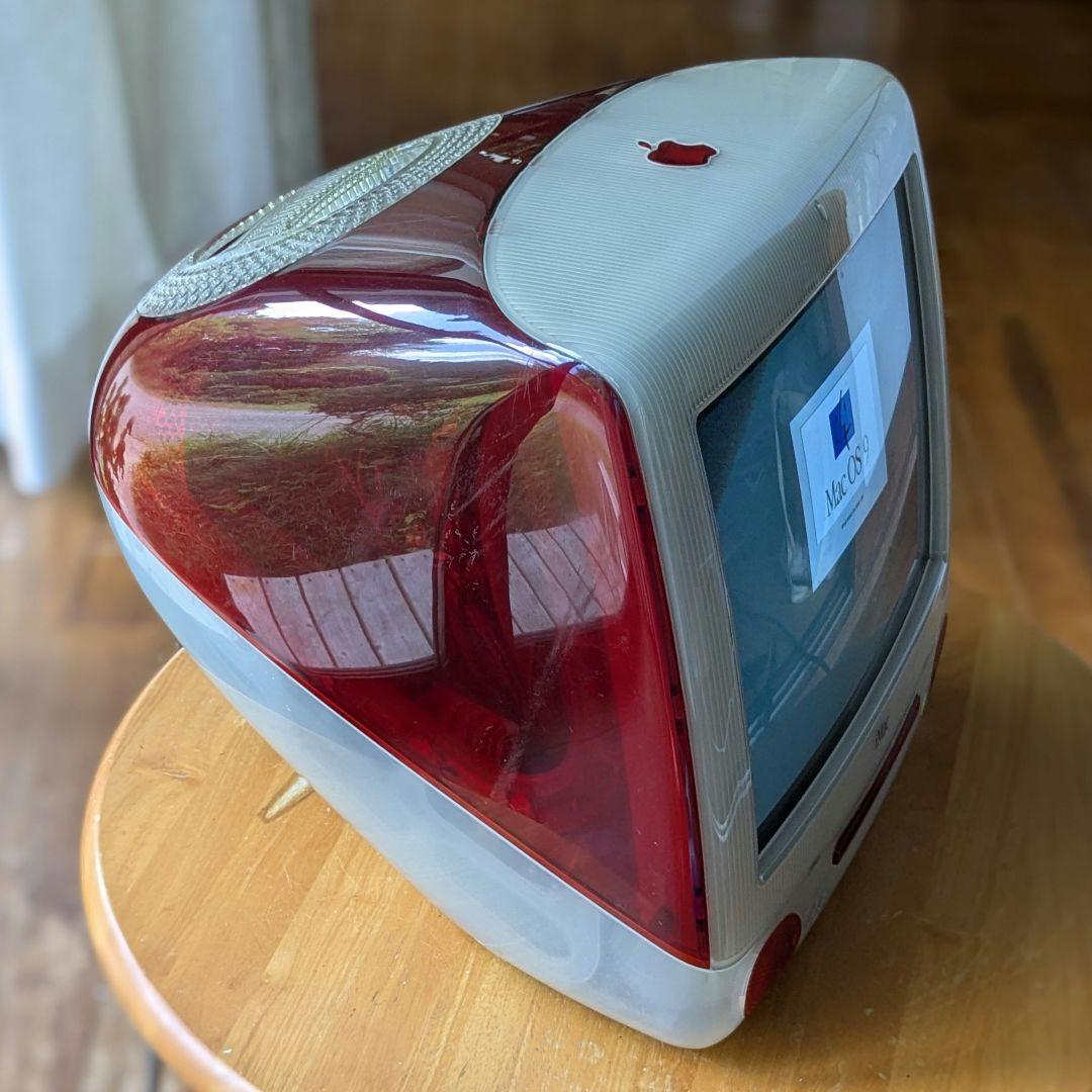 【ジャンク】iMac DV G3 ルビー スケルトン 本体のみ