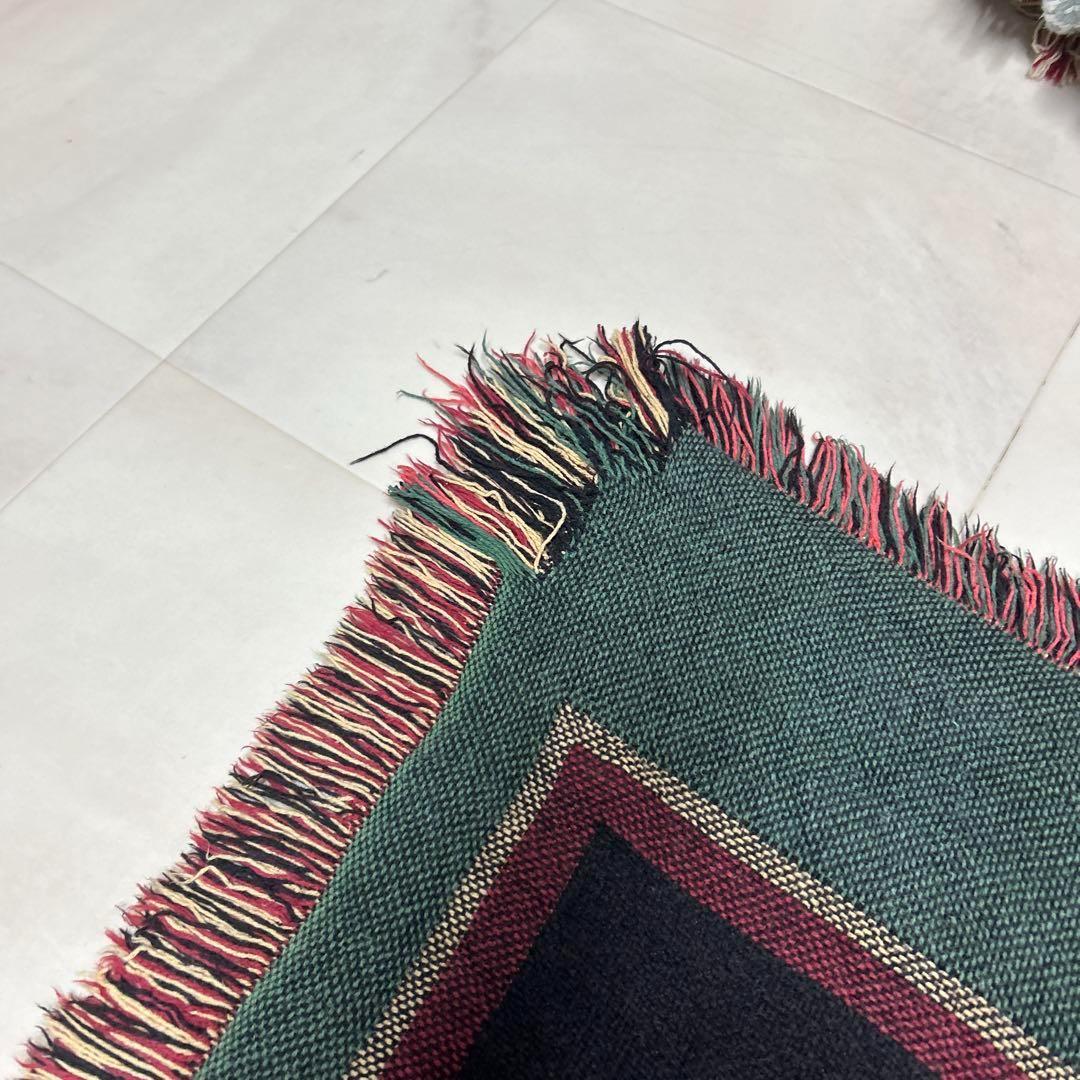 花　花瓶　マルチカバー　ソファーカバー　ヴィンテージラグ　120x165