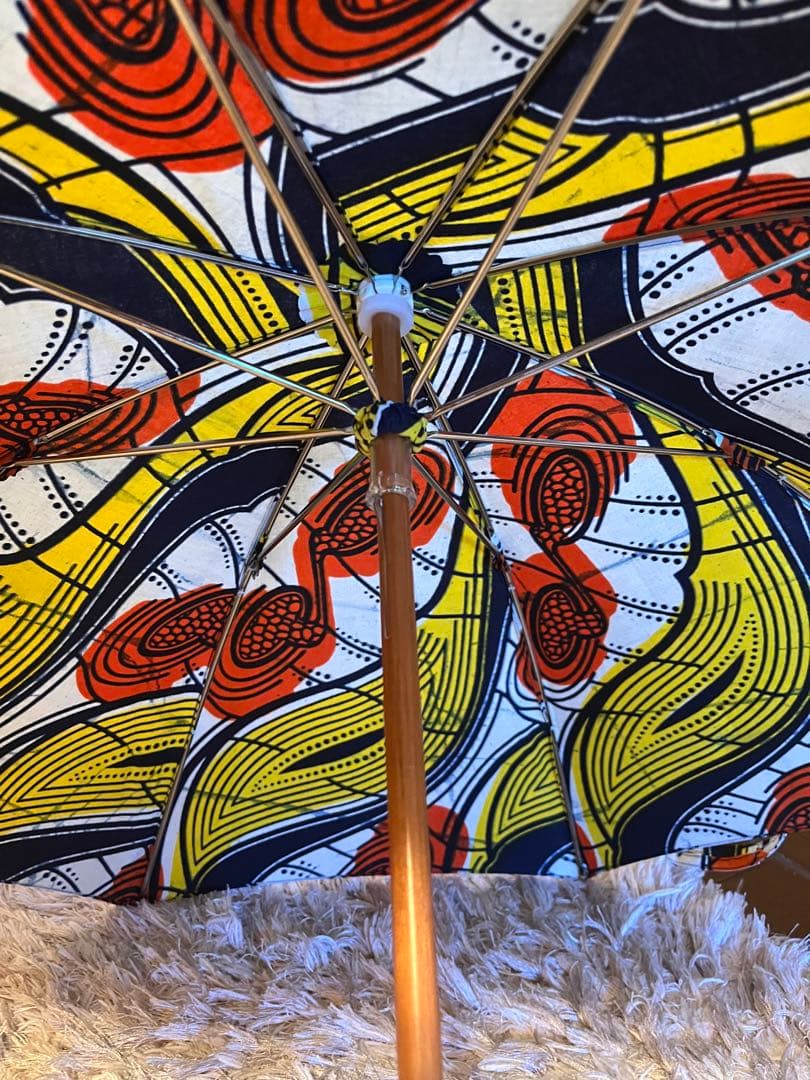 ボンボンストア　アフリカンプリント　長日傘