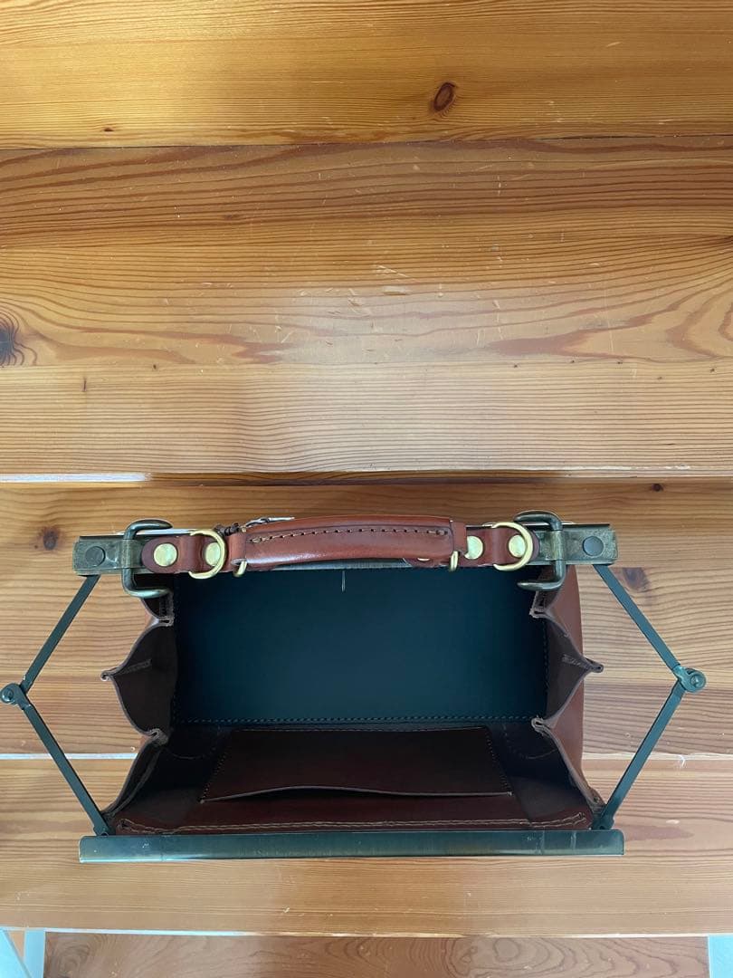 HERZ 2wayガレージミニボストンバッグ ブラウン