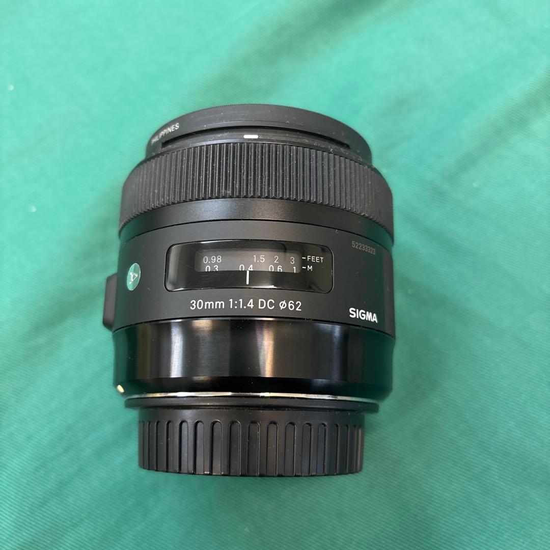 SIGMA 30mm F1.4 DC レンズ USBドック付
