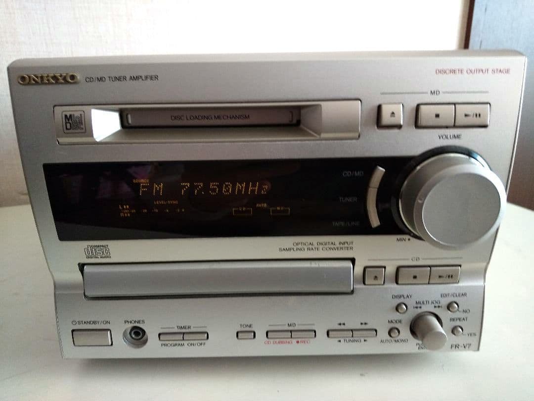 【正常動作品】ONKYO FR-V7(CDピックアップレンズ、ベルト新品交換済)