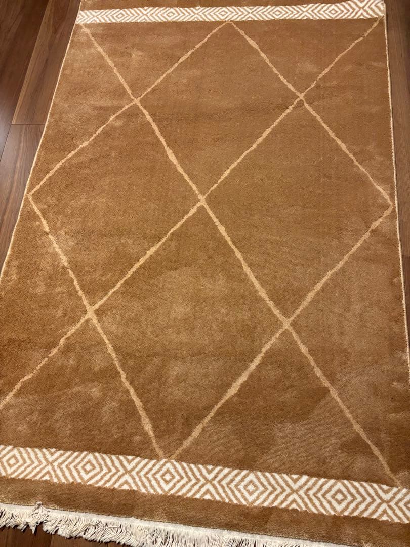 unico SIHAM ラグ ブラウン 120x180cm