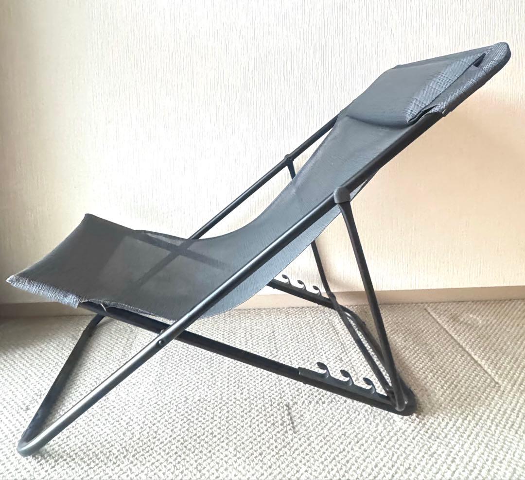 ラフマ(Lafuma) マキシトランザットプラス デッキチェア ブラック