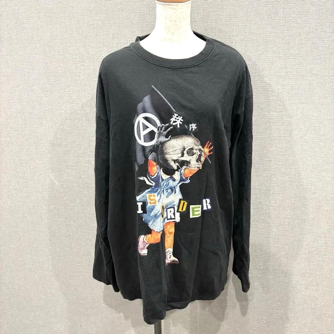 キディル KIDILL ロンT 長袖 秩序Tシャツ Freeサイズ