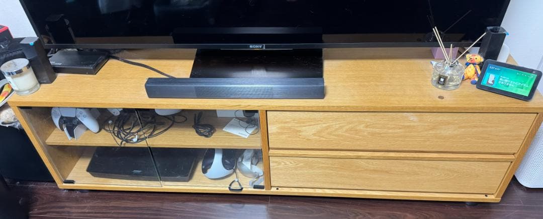 無印良品　テレビボード　ウォールナット