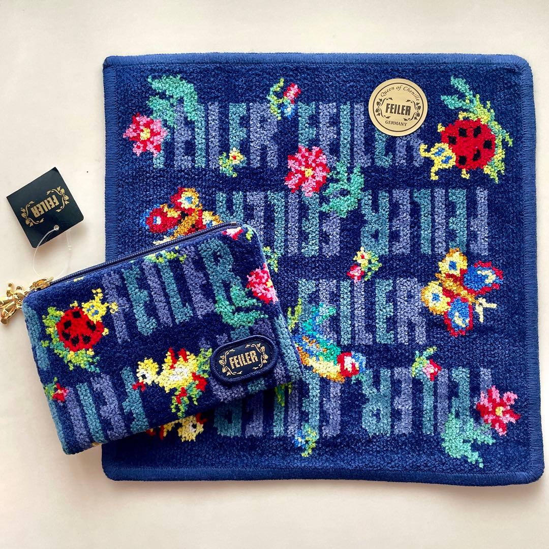 最後のセット！新品！旗艦店限定フェイラーアンドハイジハンカチ＆ティッシュポーチ