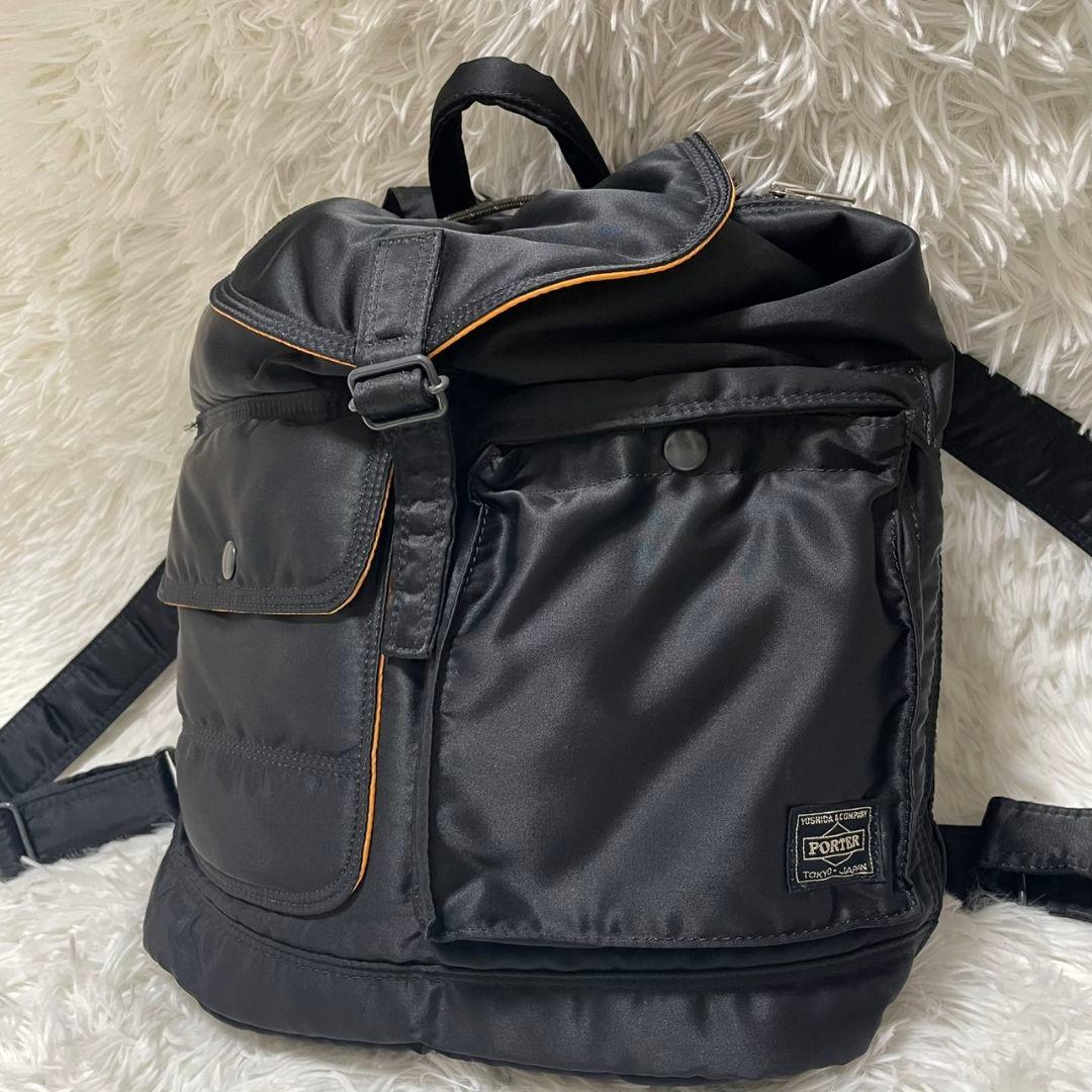 PORTER ポーター　タンカー　リュック　バックパック　ブラック