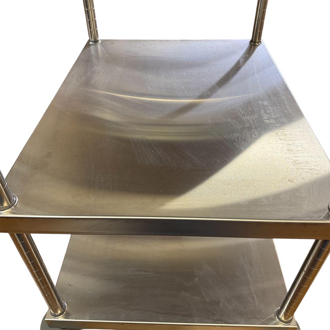 ステンレスワゴン キッチンワゴン ステンレスキッチンワゴン キャスター付き