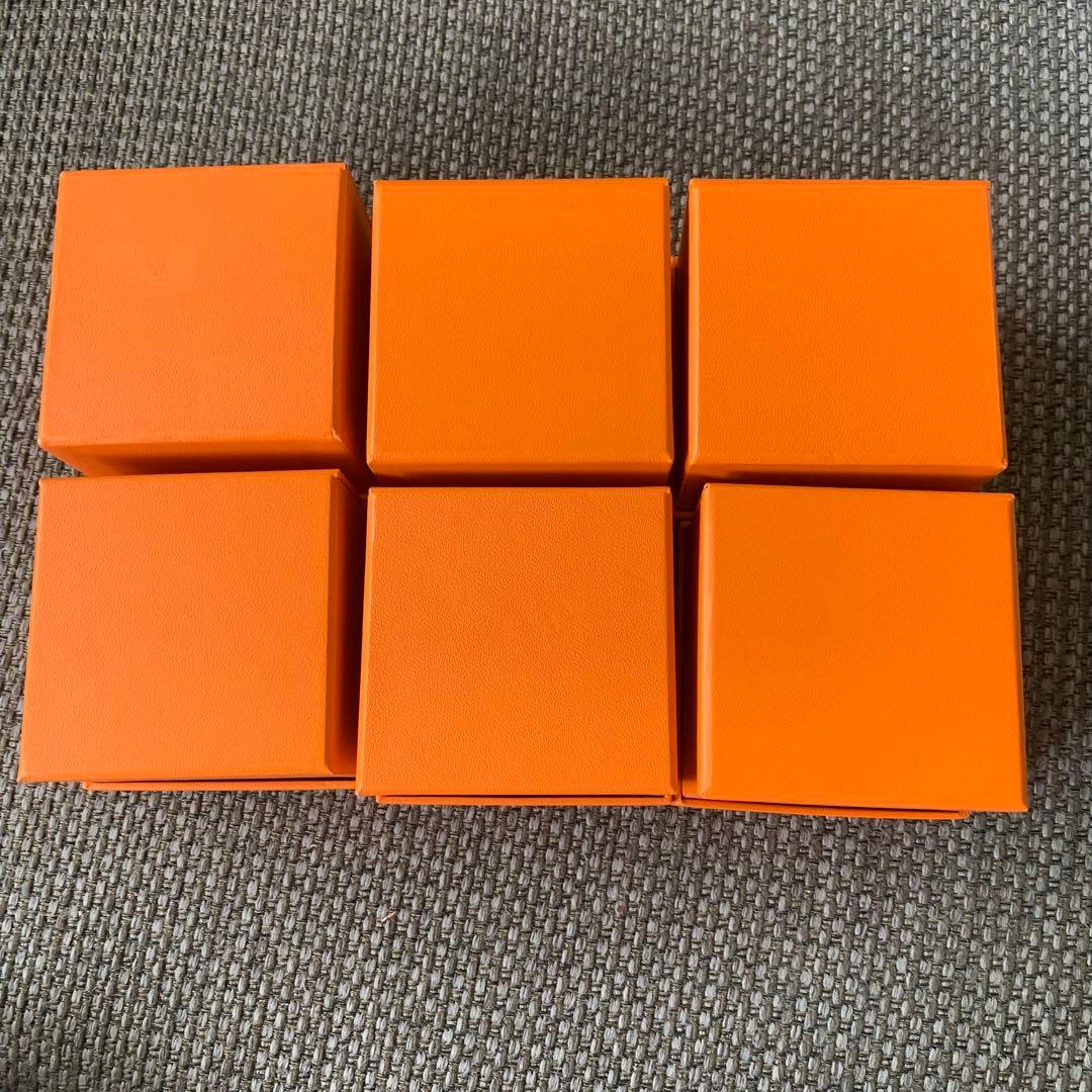 正規品　美品エルメス　アクセサリーリングなど入れ　空箱ケース　6個セット