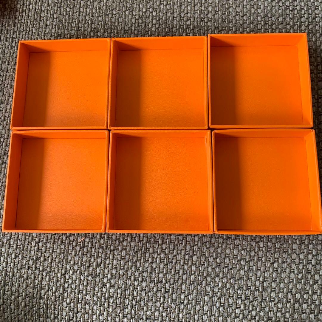 正規品　美品エルメス　アクセサリーリングなど入れ　空箱ケース　6個セット