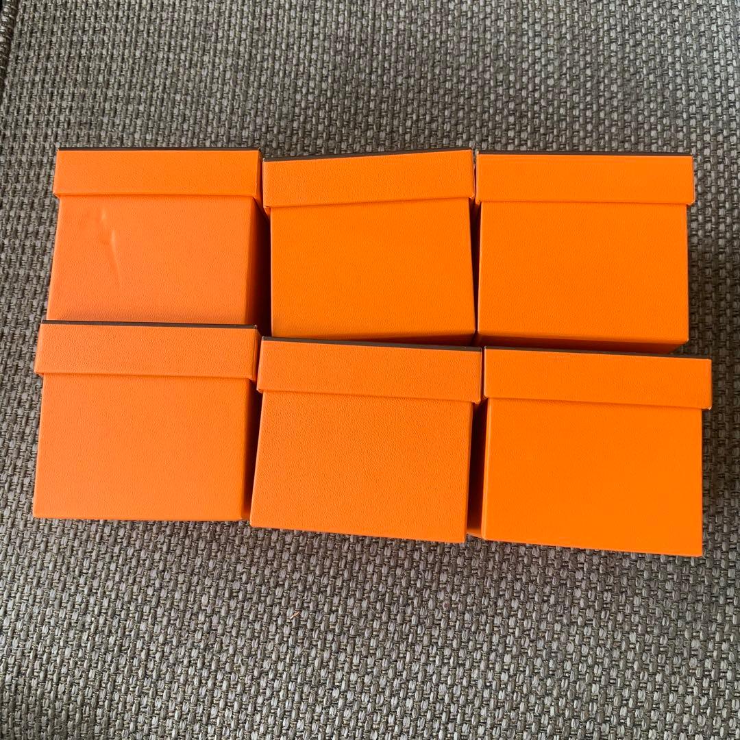 正規品　美品エルメス　アクセサリーリングなど入れ　空箱ケース　6個セット