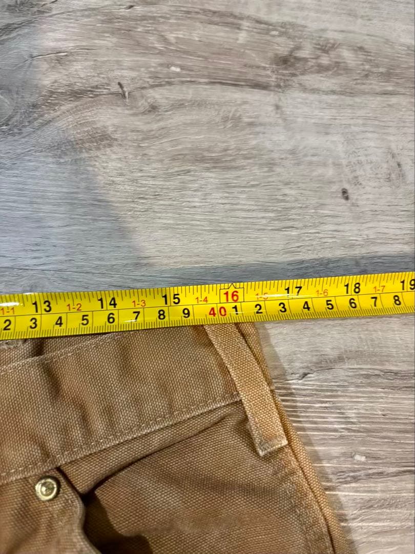 369 Carhartt B01 ダブルニー USA製 キャメル フェード