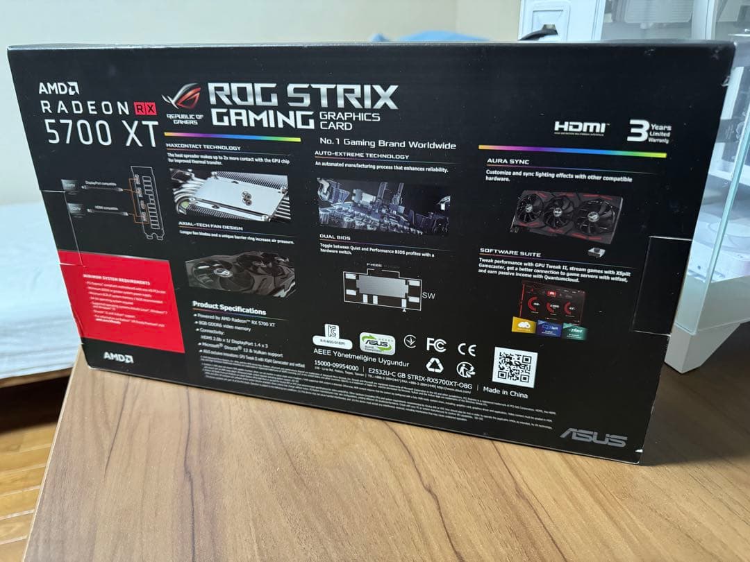 【ASUS】ROG-STRIX RX5700XT【GPU】