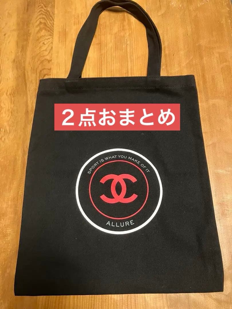 【非売品】CHANEL N°1 シャネル ノベルティキャンバス ボストンバッグ