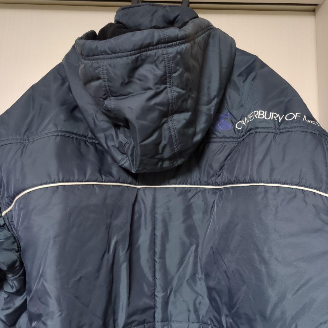 【稀少サイズ4L】CANTERBURY 着脱フード付きネイビー ベンチコート