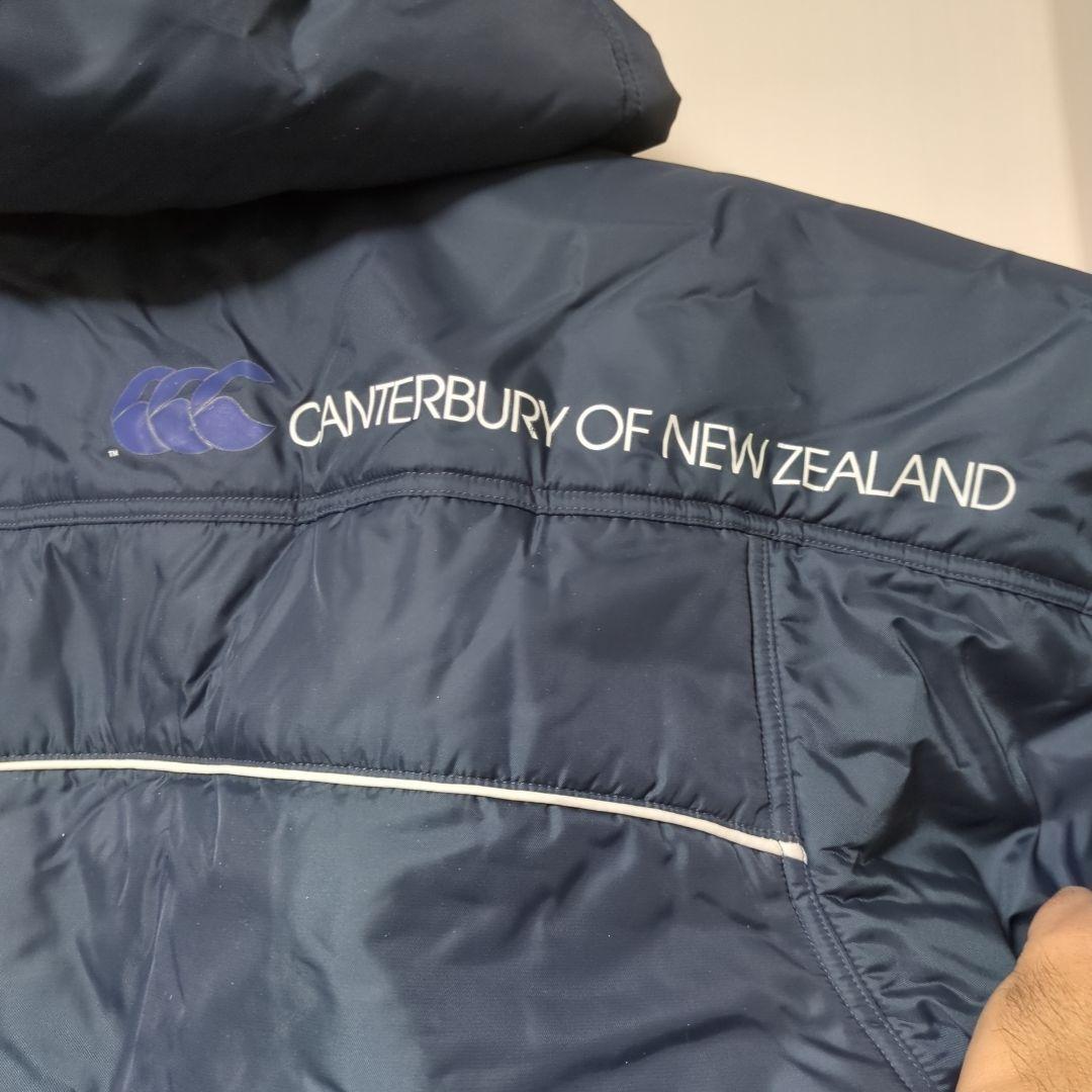 【稀少サイズ4L】CANTERBURY 着脱フード付きネイビー ベンチコート