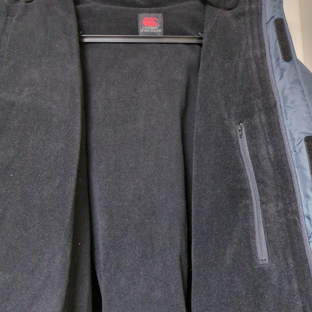 【稀少サイズ4L】CANTERBURY 着脱フード付きネイビー ベンチコート