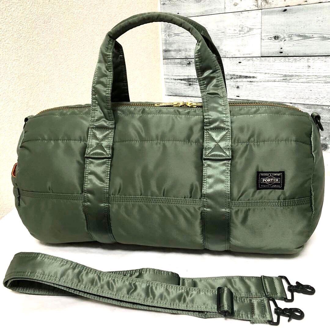 未使用級✨現行タグ ポータータンカー ボストンバッグ2way セージ 吉田カバン