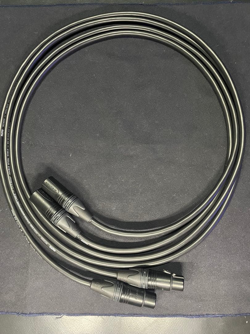 高音質　KLOTZ MC5000 2mペア XLR金メッキ ／WBT銀ハンダ使用