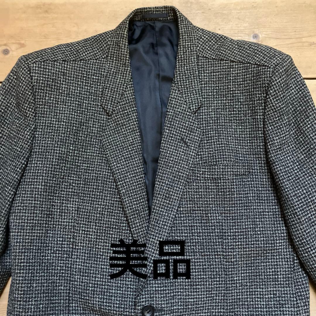 即*能様 COMME des GARCONS 美品 デカオム８０sウールジャケッ