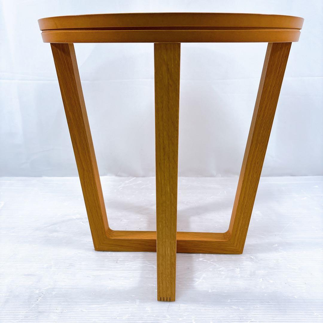 【極美品】松永家具 Arte アルテ クライステーブル40 サイドテーブル