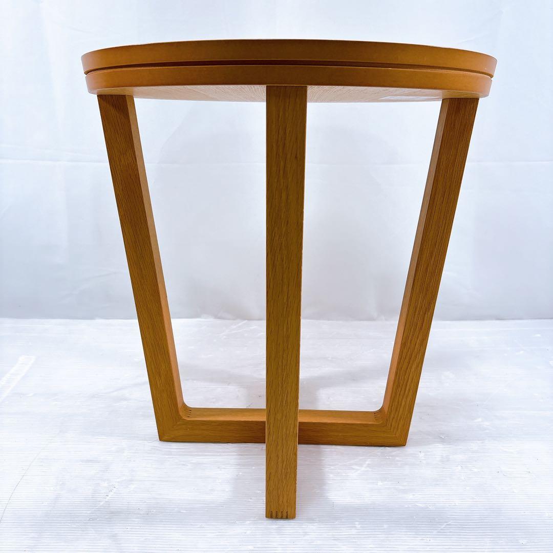 【極美品】松永家具 Arte アルテ クライステーブル40 サイドテーブル