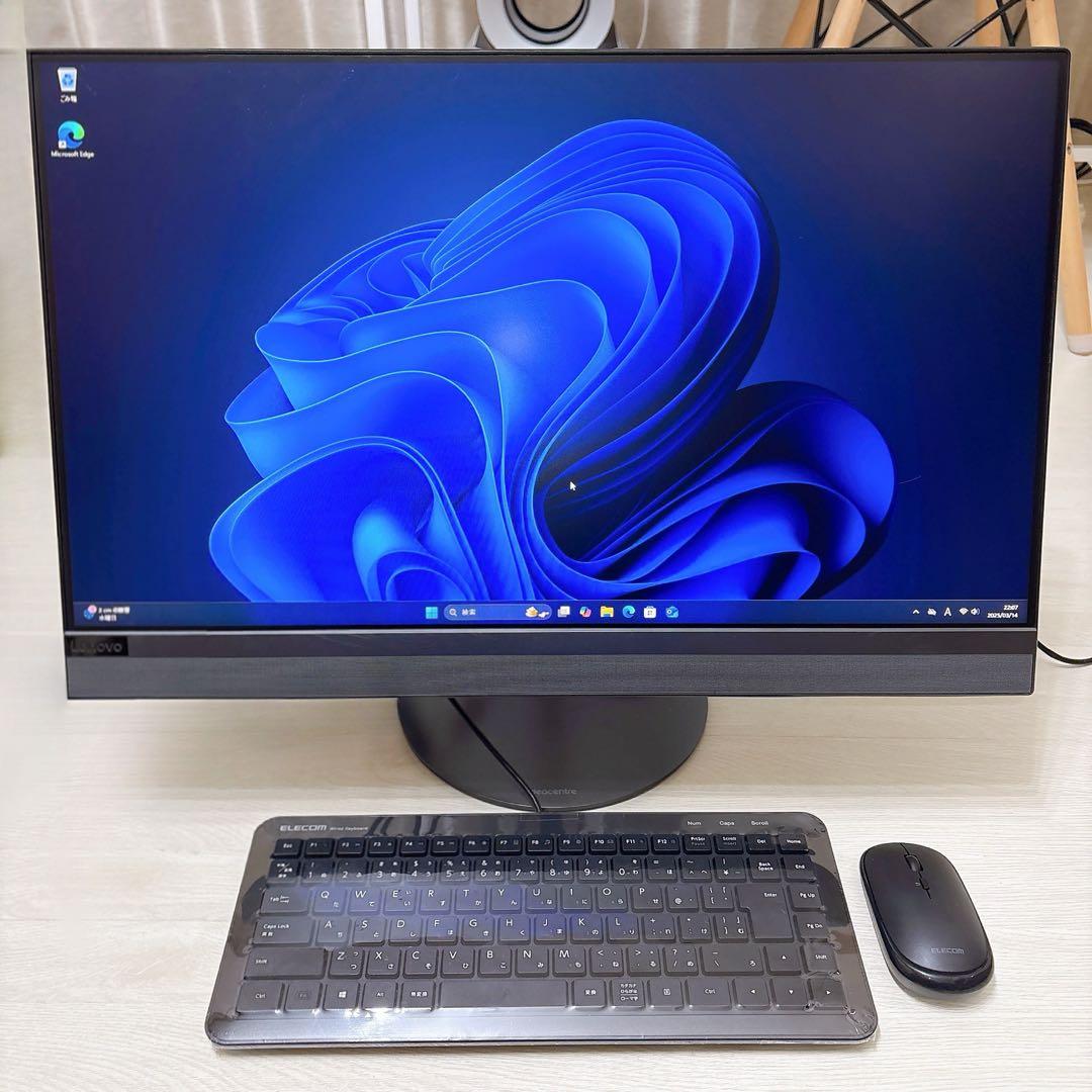 Lenovo一体型パソコン i5 8400T 8GB 23.8型 Win11