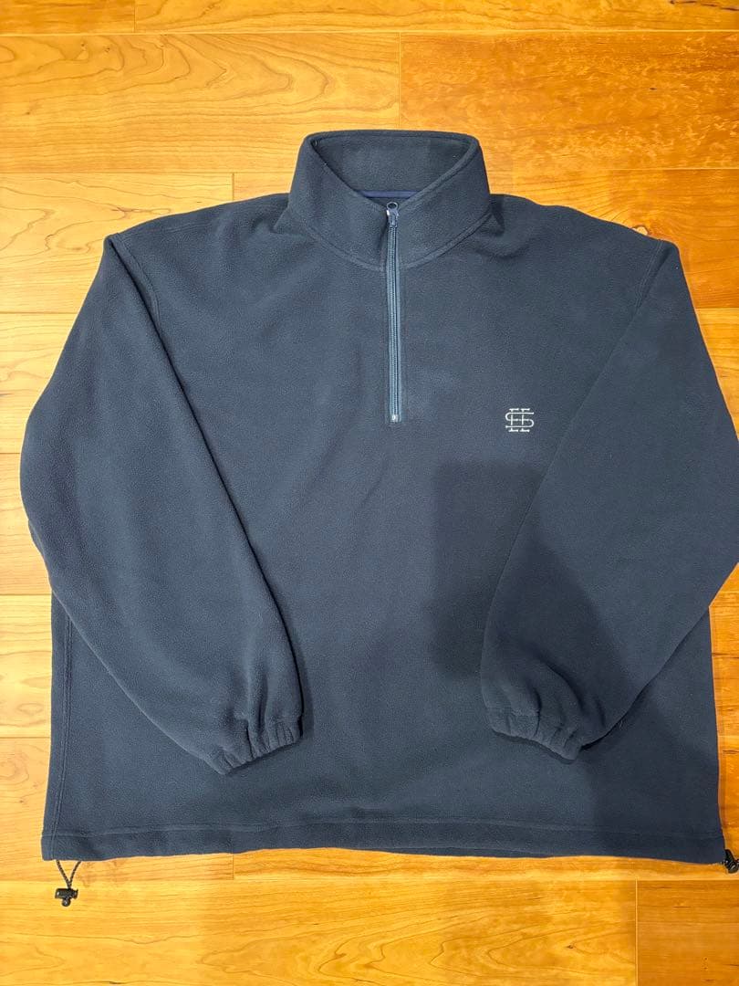 新品未使用　SEE SEE HALF ZIP FLEECE ネイビーM