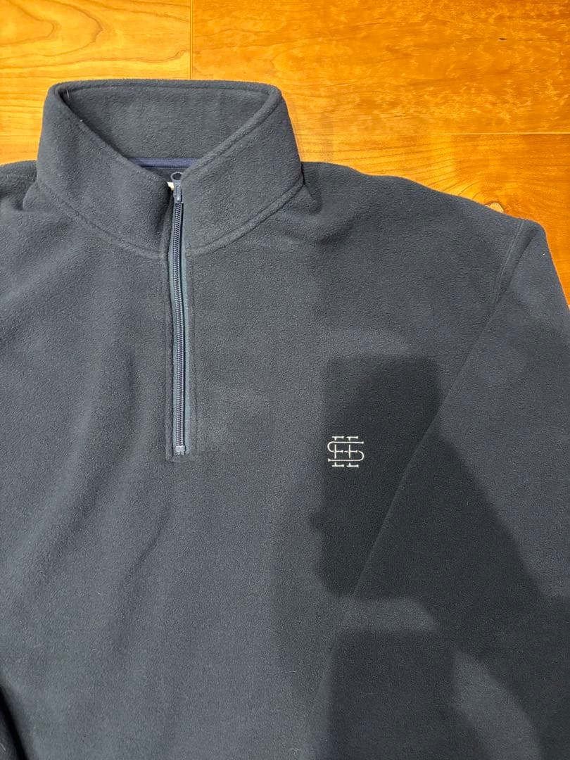 新品未使用　SEE SEE HALF ZIP FLEECE ネイビーM