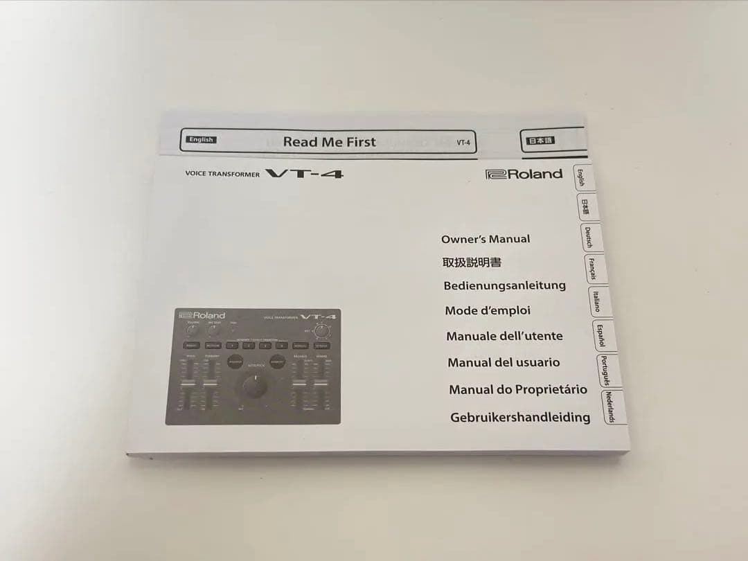 【動作確認済み】Roland VT-4 ボイストランスフォーマー&ケーブル