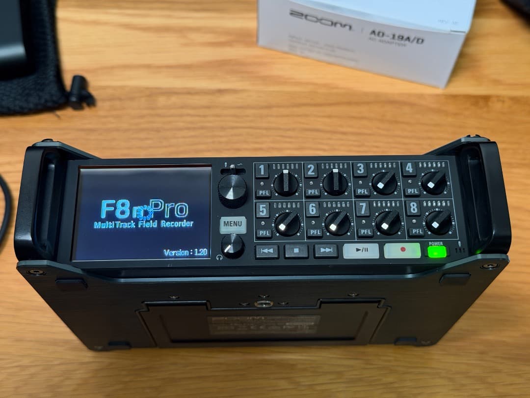 ZOOM F8n Pro 極美品フルセット＋PCF-8nケース ＆ハードケース付