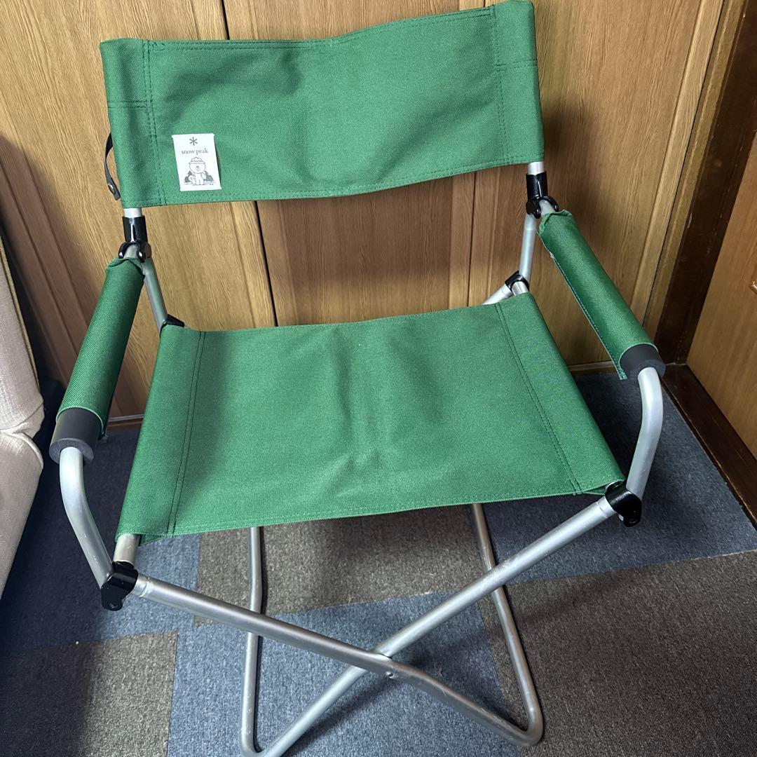  peak アウトドアチェア グリーン　LINEコラボ限定