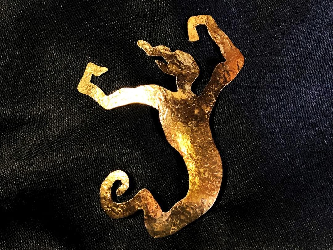 【 HERVÉ VAN DER STRAETEN 純金ブローチ 】　ヴィンテージ