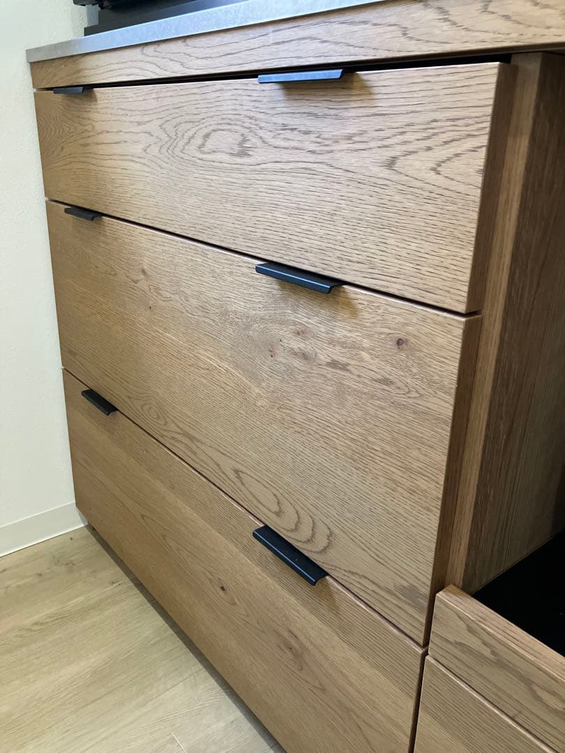 unico ウニコ ADDAY(アディ)　キッチンカウンター W1230 食器棚