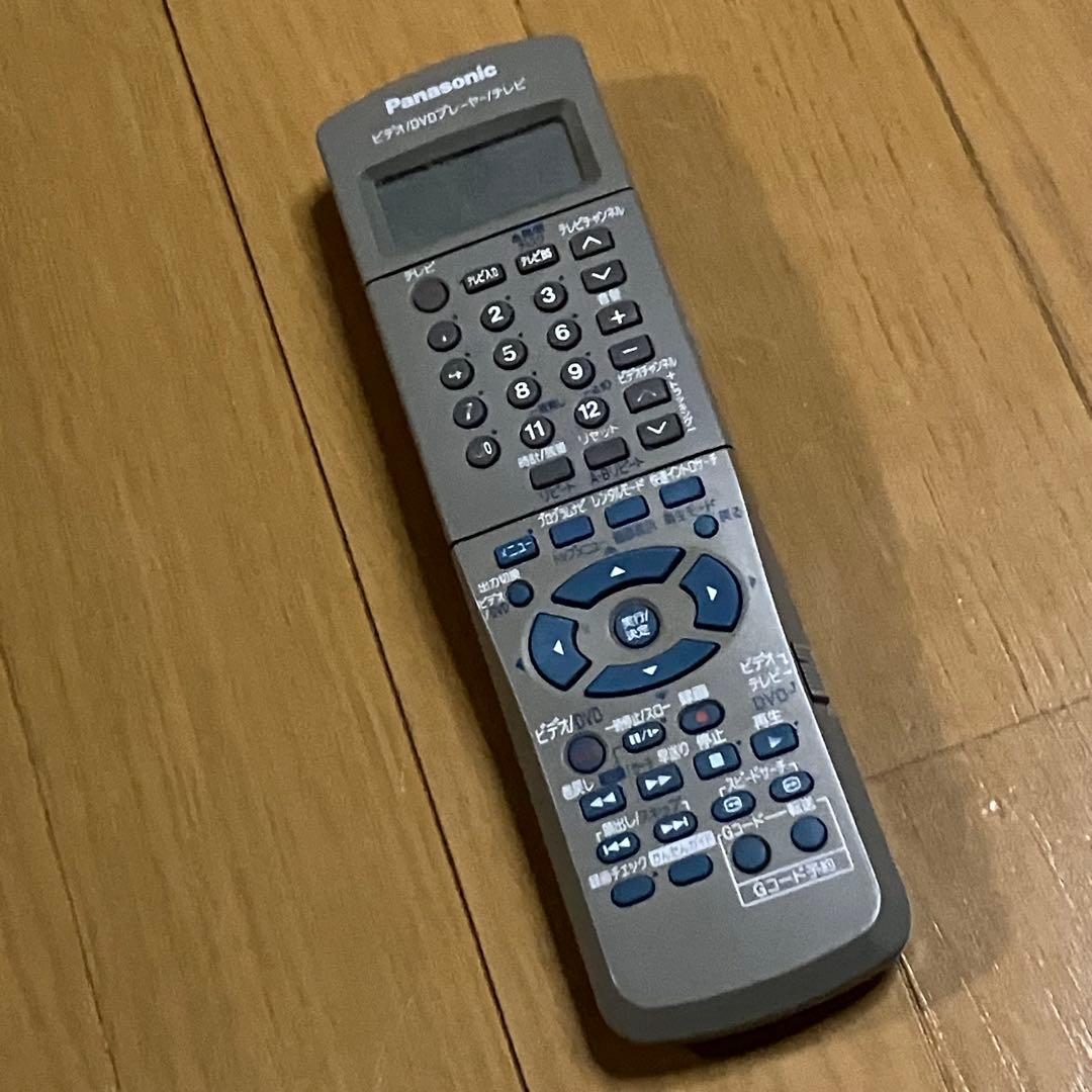 パナソニック　リモコン　ビデオ