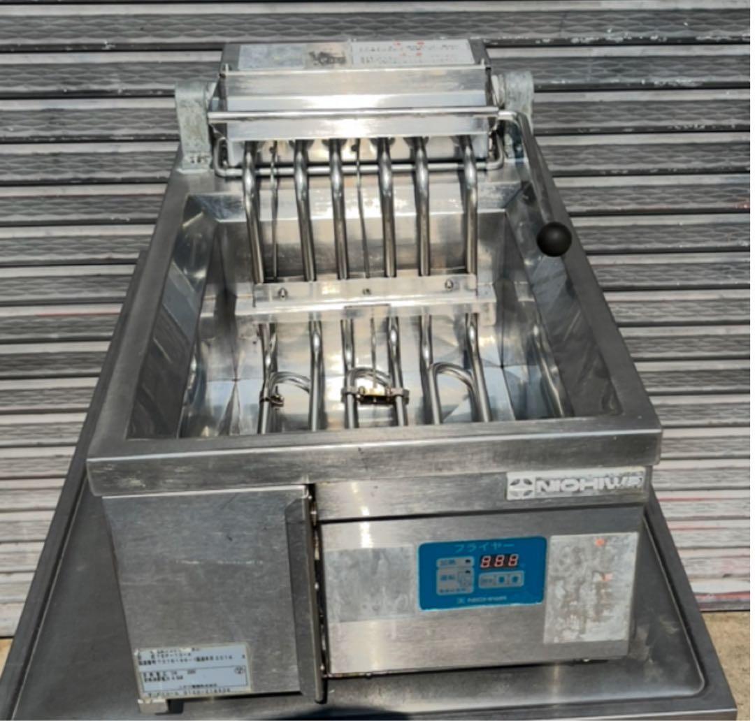 ニチワ電機 電気フライヤー TEF-13-4 卓上 油量13L 業務用 NO.2