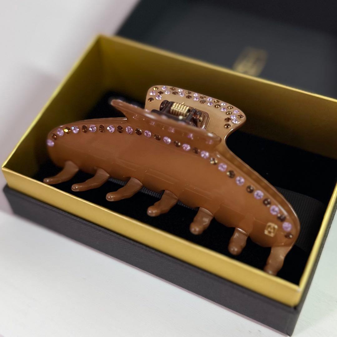 ALEXANDRE DE PARIS Lサイズ　クリップ　スワロフスキー